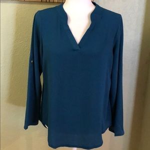 Teal Tunic Top, size S